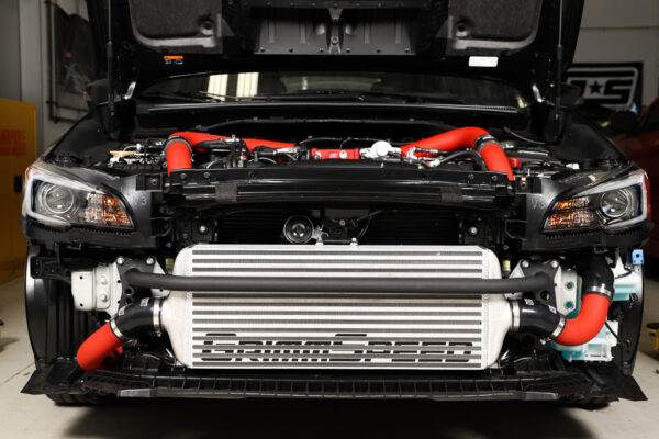 GrimmSpeed Front Mount Intercooler Bumper Bar Black - 08-21 WRX/STI - Image 4