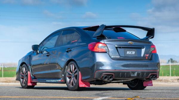 Borla S-Type Cat-Back Exhaust Quad Black Tips - 2015-2021 WRX / STI - Image 3