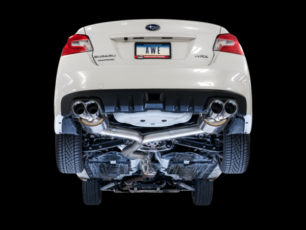 AWE Tuning Touring Edition Exhaust - 102mm Tips - 2015-2021 WRX - Image 6