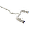 Invidia Gemini/R400 Single Layer Quad Titanium Tip Cat-Back Exhaust - 2015-2021 WRX / STI