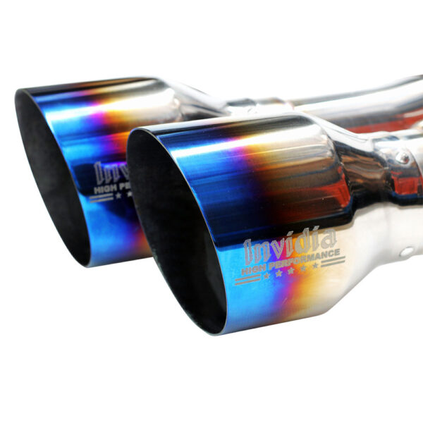 Invidia Gemini/R400 Single Layer Quad Titanium Tip Cat-Back Exhaust - 2015-2021 WRX / STI - Image 2