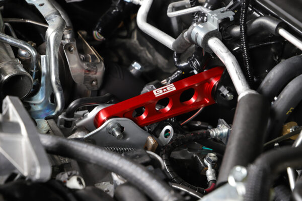 GrimmSpeed Race Pitch Stop Mount (95A Bushings) - Red - Image 4