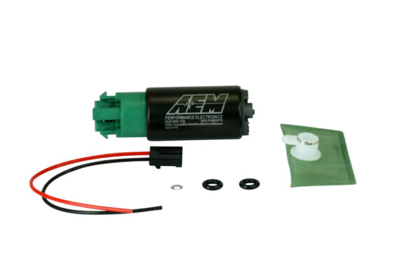 AEM 340LPH Fuel Pump Kit w/ Mounting Hooks - Ethanol Compatible 08-14 WRX / 08-21 STI / 05-09 LGT