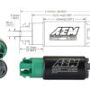 AEM 340LPH Fuel Pump Kit w/ Mounting Hooks - Ethanol Compatible 08-14 WRX / 08-21 STI / 05-09 LGT - Image 4