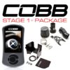 Cobb Stage 1+ Power Package (Black Intake) - 08-14 WRX/STI / 09-13 FXT