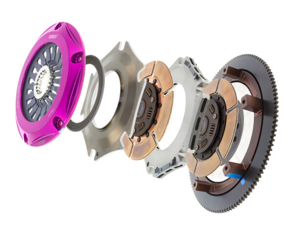 Exedy Stage 4 Heavy Duty Hyper Twin Cerametallic Clutch Kit - 04-21 STI / 07-09 Spec B LGT