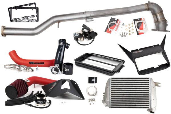 GrimmSpeed Stage 3 Power Package (Red Intake & Charge Pipe) - 15-21 WRX