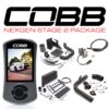 Cobb Stage 2 Big SF Power Package (Black TMIC) - 2015-2021 WRX