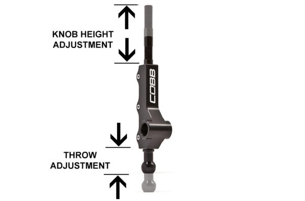 Cobb 5-Speed Double Adjustable Short Throw Shifter - 08-14 WRX / 06-08 FXT / 05-09 LGT/OBXT - Image 4