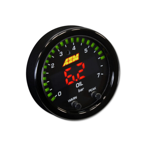 AEM X-Series 0-100 Oil/Fuel Pressure Gauge - Image 2