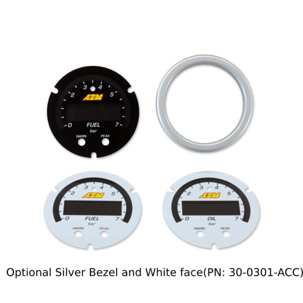 AEM X-Series 0-100 Oil/Fuel Pressure Gauge - Image 7