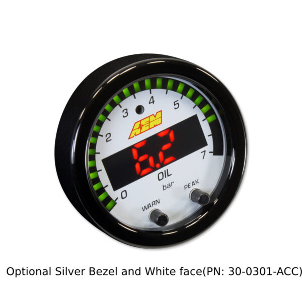 AEM X-Series 0-100 Oil/Fuel Pressure Gauge - Image 9