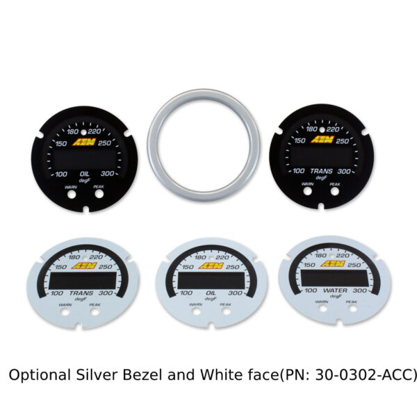 AEM X-Series 100-300F Water Temperature Gauge Kit - Image 6
