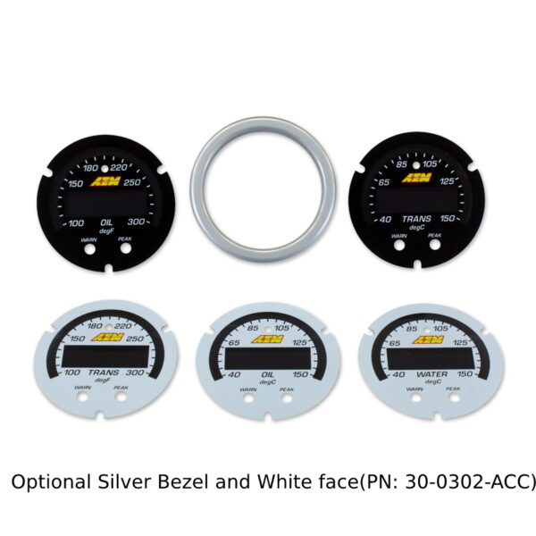 AEM X-Series 100-300F Water Temperature Gauge Kit - Image 7