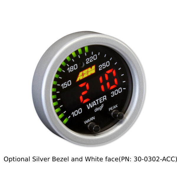 AEM X-Series 100-300F Water Temperature Gauge Kit - Image 8