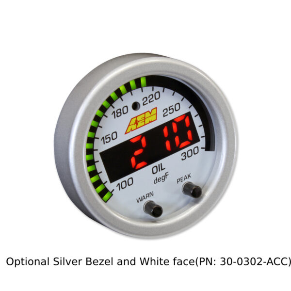 AEM X-Series 100-300F Water Temperature Gauge Kit - Image 10