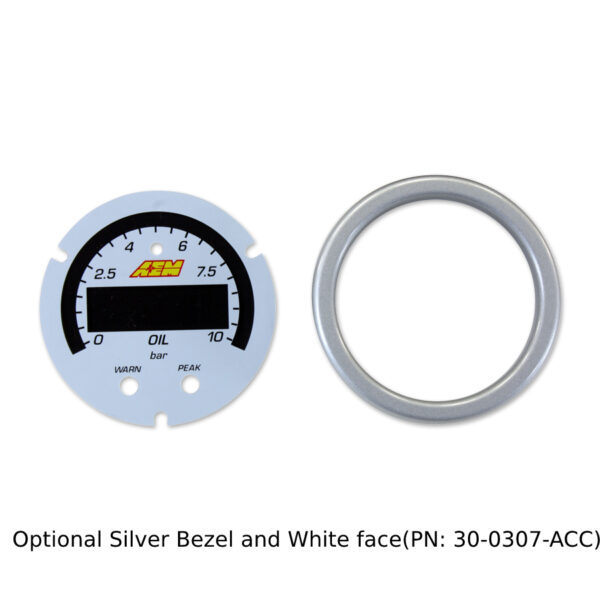 AEM X-Series 0-150 Oil Pressure Gauge - Image 7