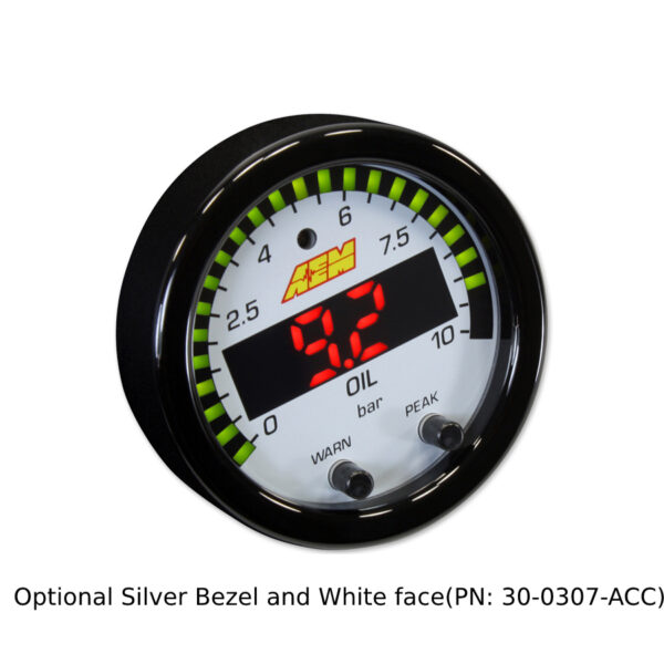 AEM X-Series 0-150 Oil Pressure Gauge - Image 9