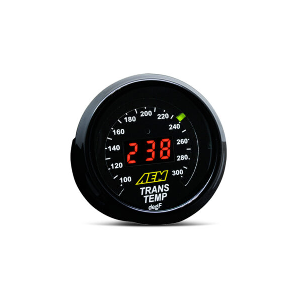 AEM 52mm (Transmission / Oil / Water) Temperature Digital Gauge - Image 3