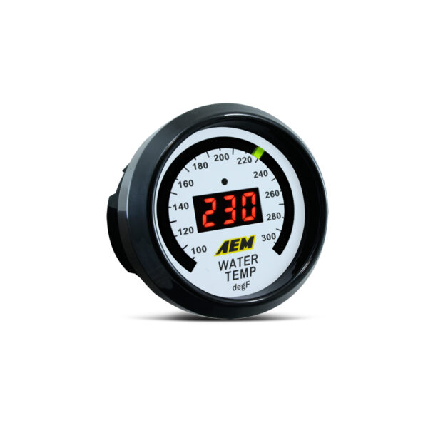 AEM 52mm (Transmission / Oil / Water) Temperature Digital Gauge - Image 2