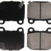 StopTech Sport Brake Pad Set Rear - 04-17 STI / 03-06 EVO - Image 2