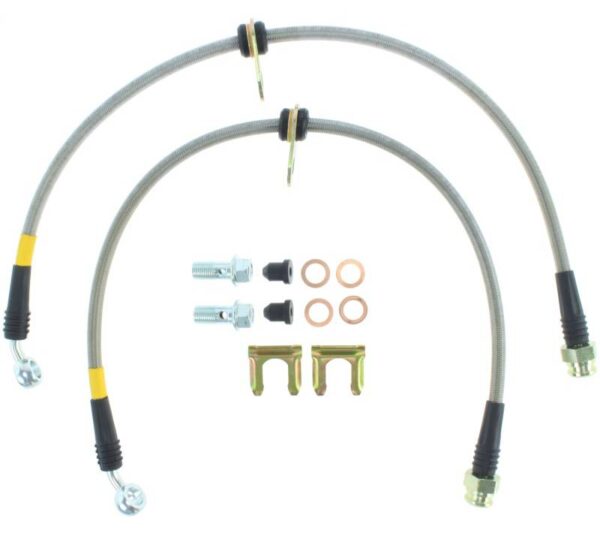 StopTech Stainless Steel Front Brake Lines - 06-07 WRX / 04-07 STI - Image 2