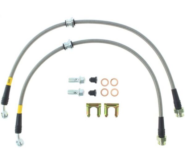 StopTech Stainless Steel Rear Brake Lines - 04-07 STI - Image 2