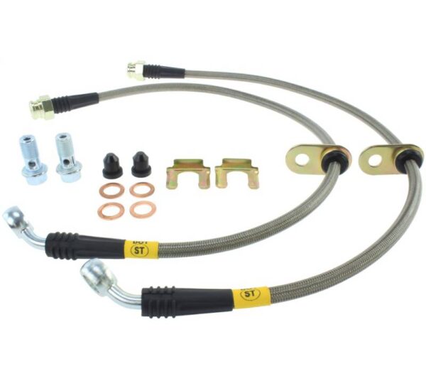StopTech Stainless Steel Rear Brake Lines - 08-21 WRX / 13-17 STI