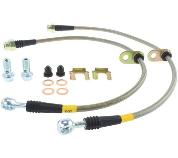 StopTech Stainless Steel Rear Brake Lines - 08-17 STI / 13-16 FRS / 13-20 BRZ / 17-19 86