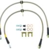 StopTech Stainless Steel Rear Brake Lines - 08-17 STI / 13-16 FRS / 13-20 BRZ / 17-19 86 - Image 2