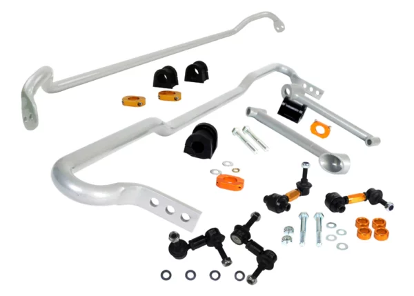 Whiteline Front & Rear Sway Bar - 22mm Kit (With Endlinks) - 08-10 WRX