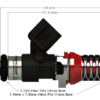 Injector Dynamics ID1750XDS Top Feed Fuel Injectors - 02-14 WRX / 07-21 STI - Image 2