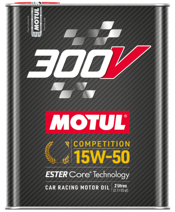 Motul 2L Synthetic-ester Racing Oil 300V COMPETITION 15W50