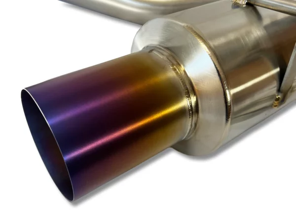 ETS Single Exit Titanium Catback Exhaust System - 2022+ WRX - Image 2