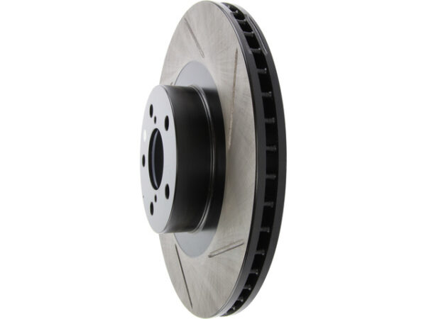 StopTech Power-Slot Slotted Rotor Front Left - 02-08 WRX / 04-08 FXT - Image 2