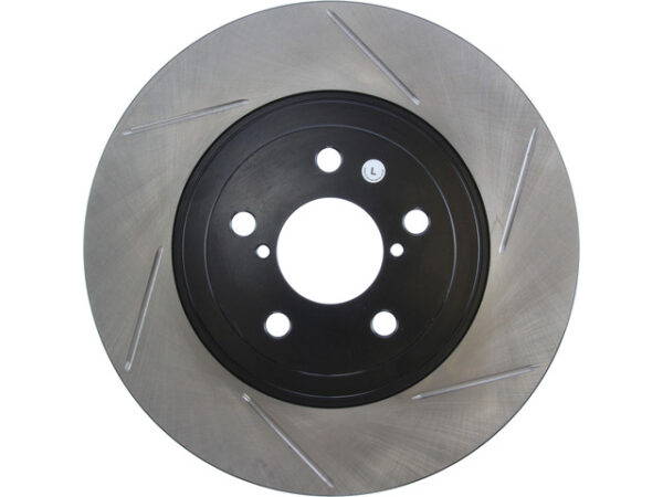 StopTech Power-Slot Slotted Rotor Front Left - 09-14 WRX / 09-13 FXT / 05-09 OBXT