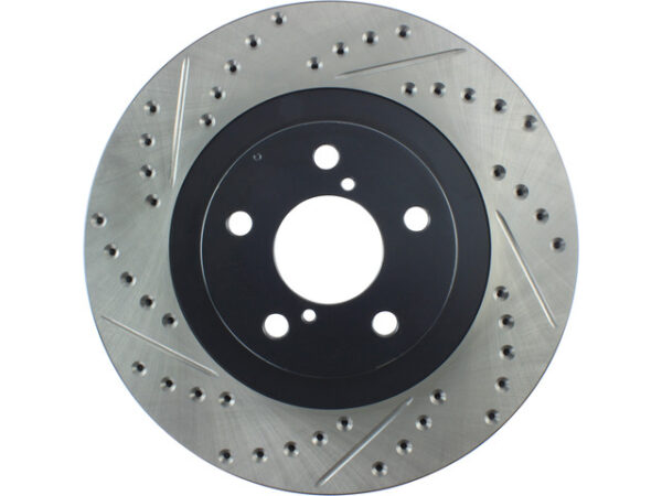 StopTech Drilled & Slotted Rotor Front Right - 02-08 WRX / 04-08 FXT