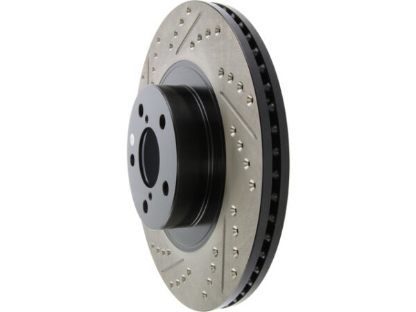 StopTech Drilled & Slotted Rotor Front Right - 09-14 WRX / 09-13 FXT / 05-09 OBXT - Image 2