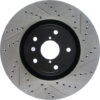 StopTech Drilled & Slotted Rotor Front Left - 05-17 STI