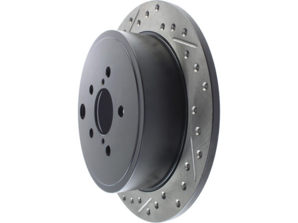 StopTech Drilled & Slotted Rotor Rear Right - 08-14 WRX / 09-13 FXT / 13-16 FRS/BRZ - Image 2