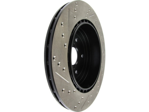 StopTech Drilled & Slotted Rotor Rear Left - 08-17 STI - Image 3
