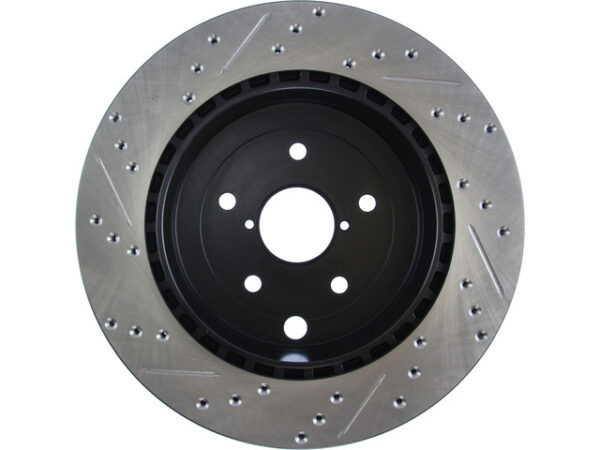 StopTech Drilled & Slotted Rotor Rear Left - 08-17 STI - Image 4