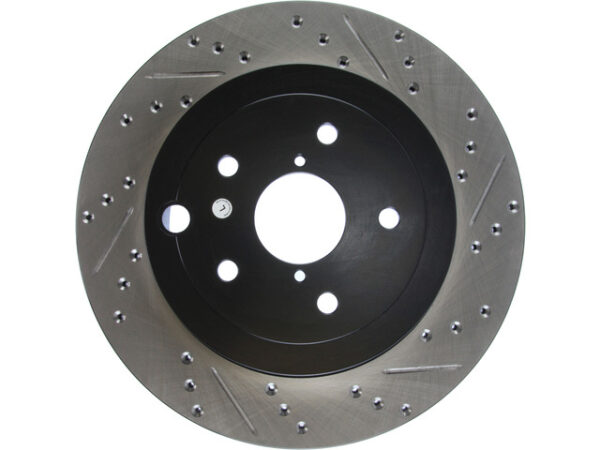 StopTech Drilled & Slotted Rotor Rear Left - 08-17 STI