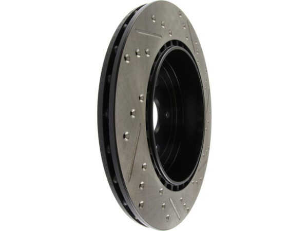 StopTech Drilled & Slotted Rotor Rear Right - 05-07 STI - Image 3