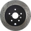 StopTech Drilled & Slotted Rotor Rear Right - 05-07 STI