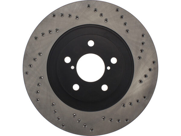 StopTech Drilled Rotor Front Left - 09-14 WRX / 09-13 FXT / 05-09 OBXT