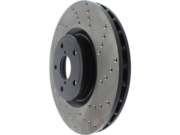 StopTech Drilled Rotor Front Left - 05-17 STI - Image 2