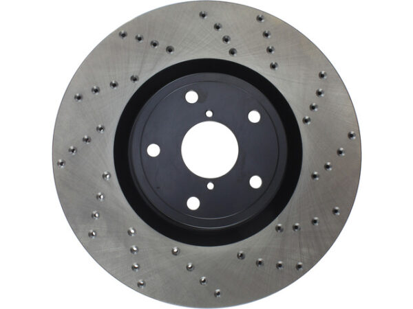 StopTech Drilled Rotor Front Left - 05-17 STI