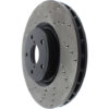 StopTech Drilled Rotor Front Right - 05-17 STI - Image 2