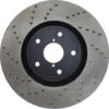 StopTech Drilled Rotor Front Right - 05-17 STI